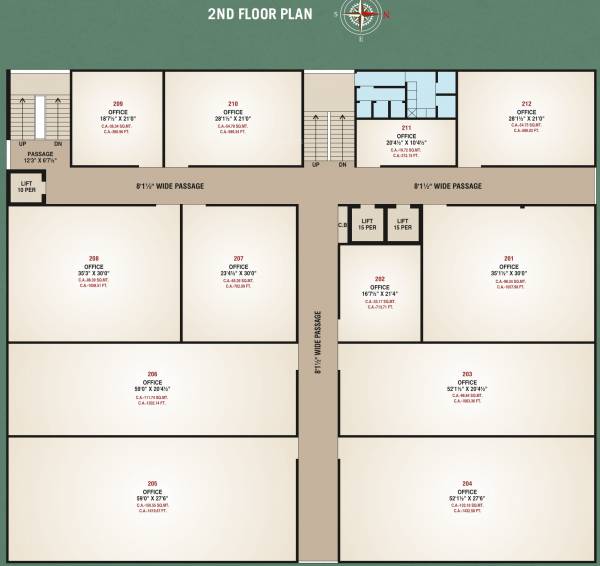 1 Cluster Plan For 2nd Floor trade-center 1 Cluster Plan For 2nd Floor