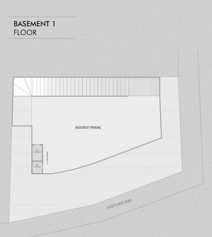 galleria A Basement 1 Cluster Plan