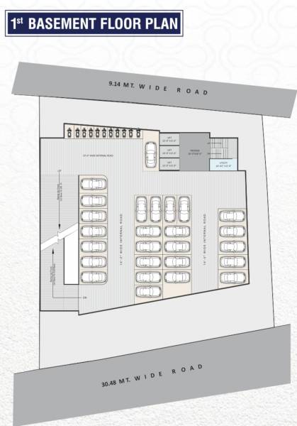  trade-center 1 Basement 1 Cluster Plan