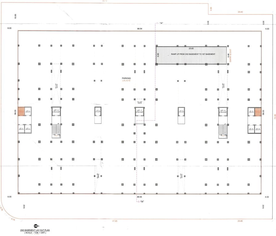  kohinoor 2 textile plaza Building A Basement 2 Cluster Plan