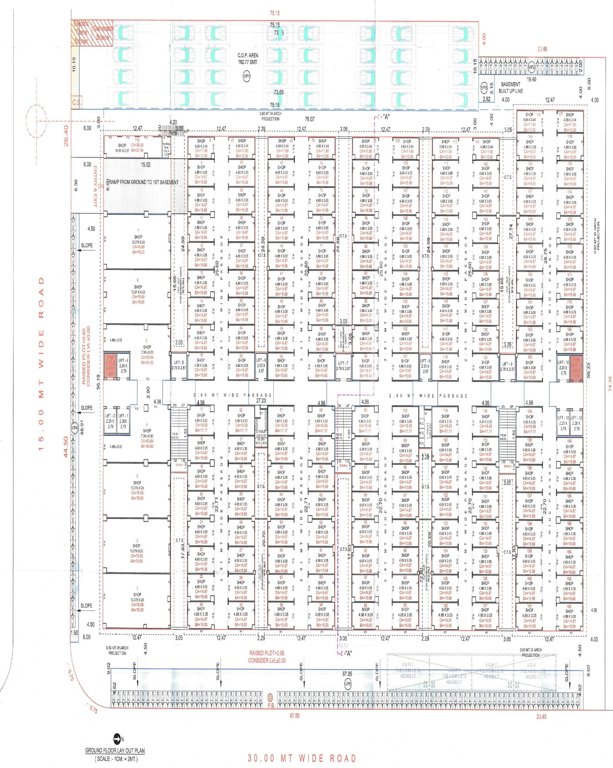  kohinoor 2 textile plaza Building A Ground 2 Cluster Plan