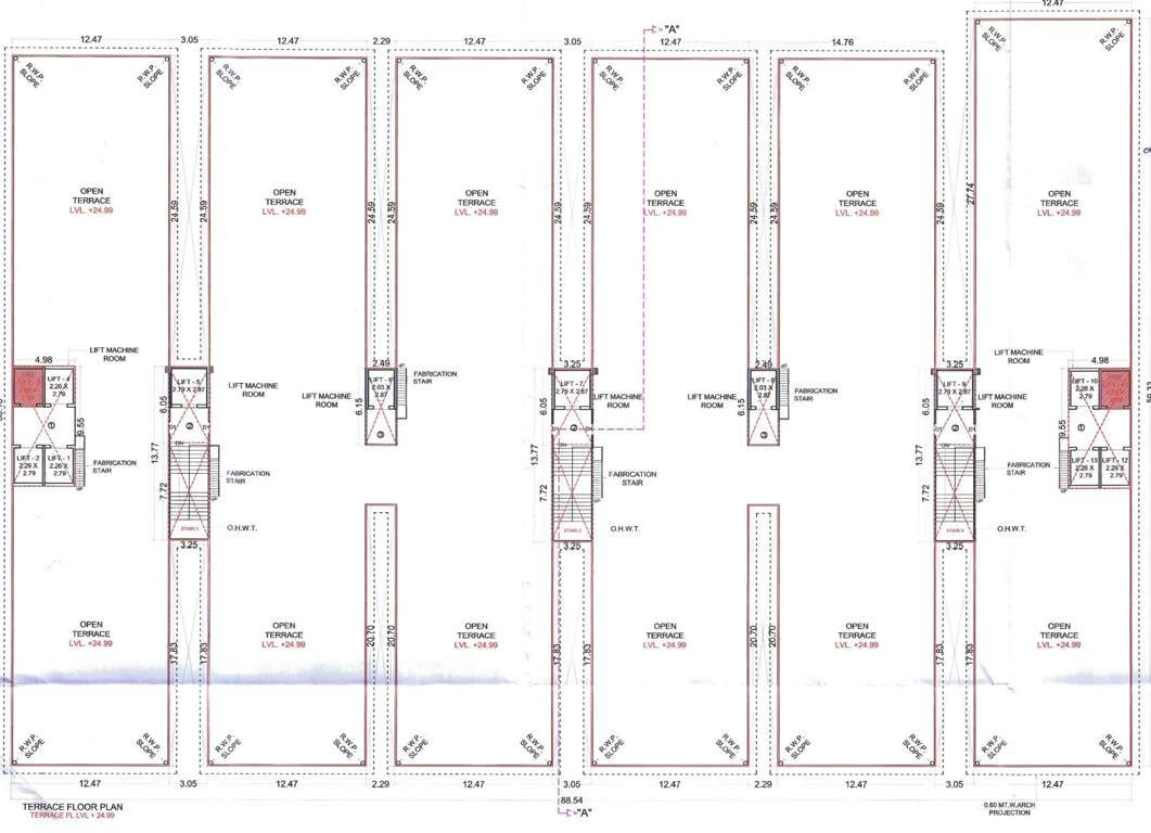  kohinoor 2 textile plaza Building A Terrace Cluster Plan