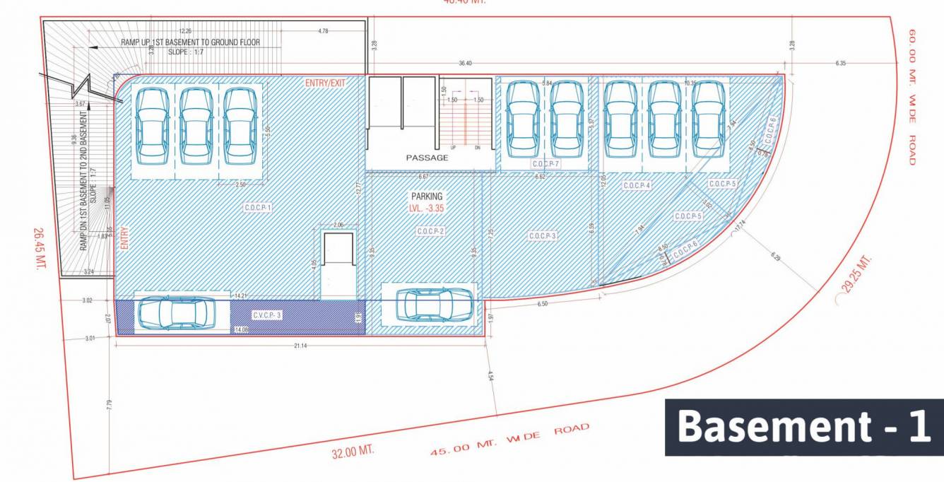  shivdhara point Shivdhara Point Basement 1 Cluster Plan
