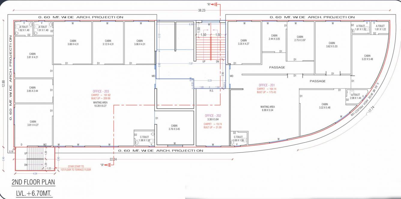  shivdhara point Shivdhara Point Cluster Plan For 2nd Floor