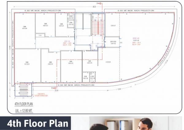 Shivdhara Point Cluster Plan For 4th Floor shivdhara-point Shivdhara Point Cluster Plan For 4th Floor