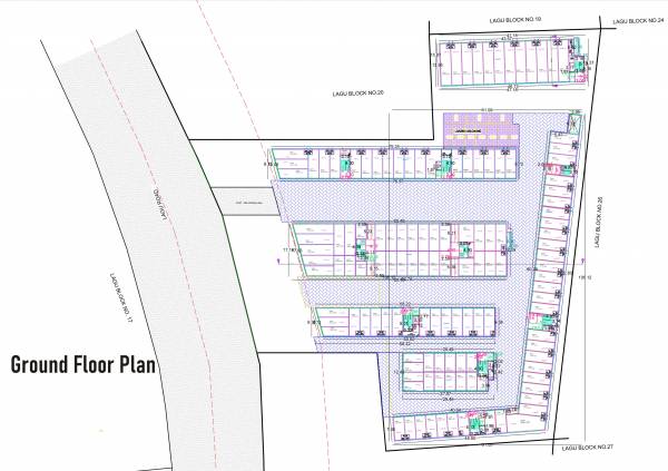  sun-shine-arcade 1 Cluster Plan For Ground Floor
