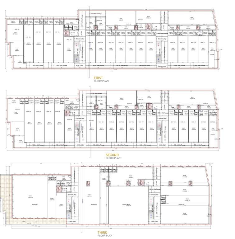  arista Rudra Arista Cluster Plan From 1st To 3rd Floor