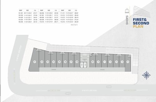 shreeji-skyline Shreeji Skyline Cluster Plan From 1st To 2nd Floor