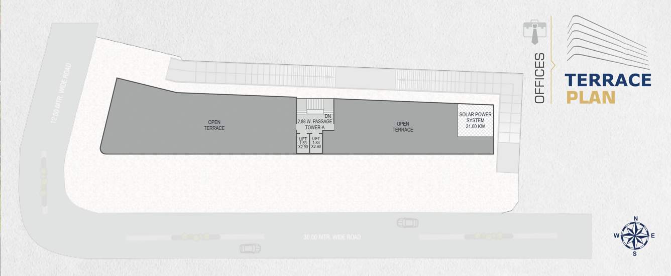  shreeji skyline Shreeji Skyline Terrace Cluster Plan
