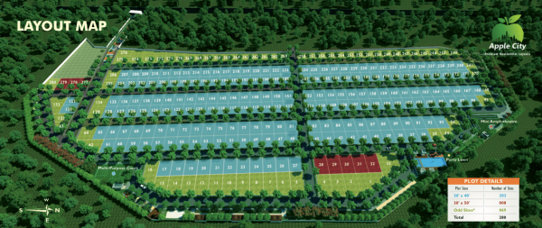  apple-city Layout Plan
