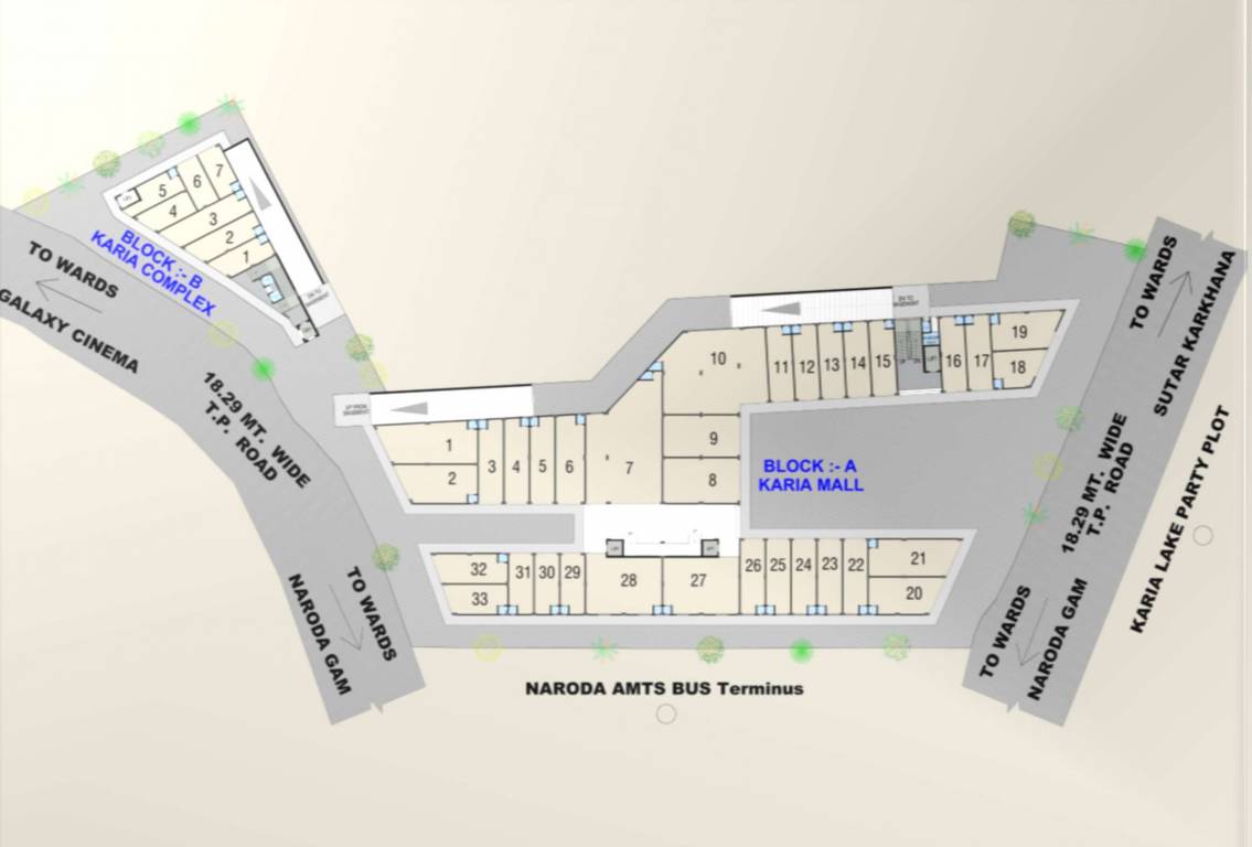  karia mall & karia complex Layout Plan