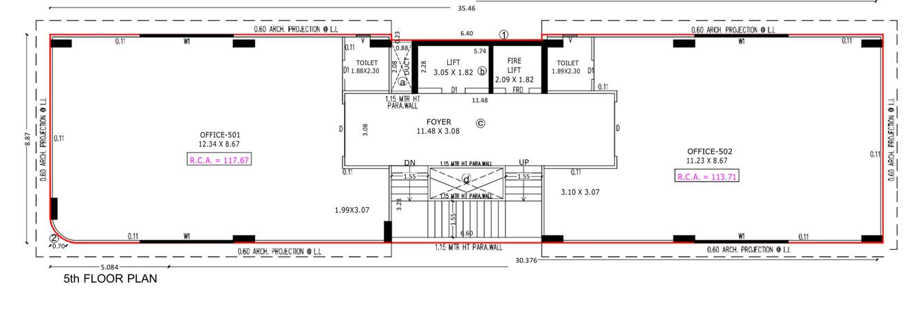  accord A Cluster Plan For 5th Floor
