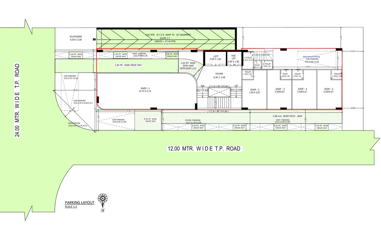  accord A Parking Cluster Plan