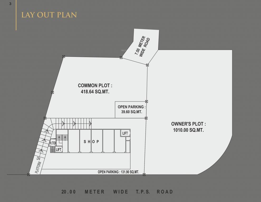 the prime business hub Layout Plan