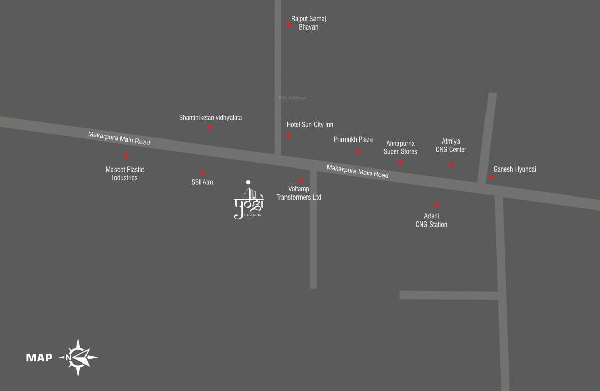 yogi florencia Location Plan