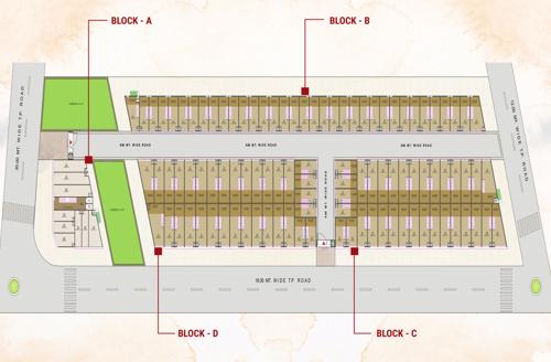  radhe-krishna-gold-commercial-and-industrial-estate A To D Typical Cluster Plan