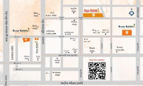  radhe-krishna-gold-commercial-and-industrial-estate Location Plan