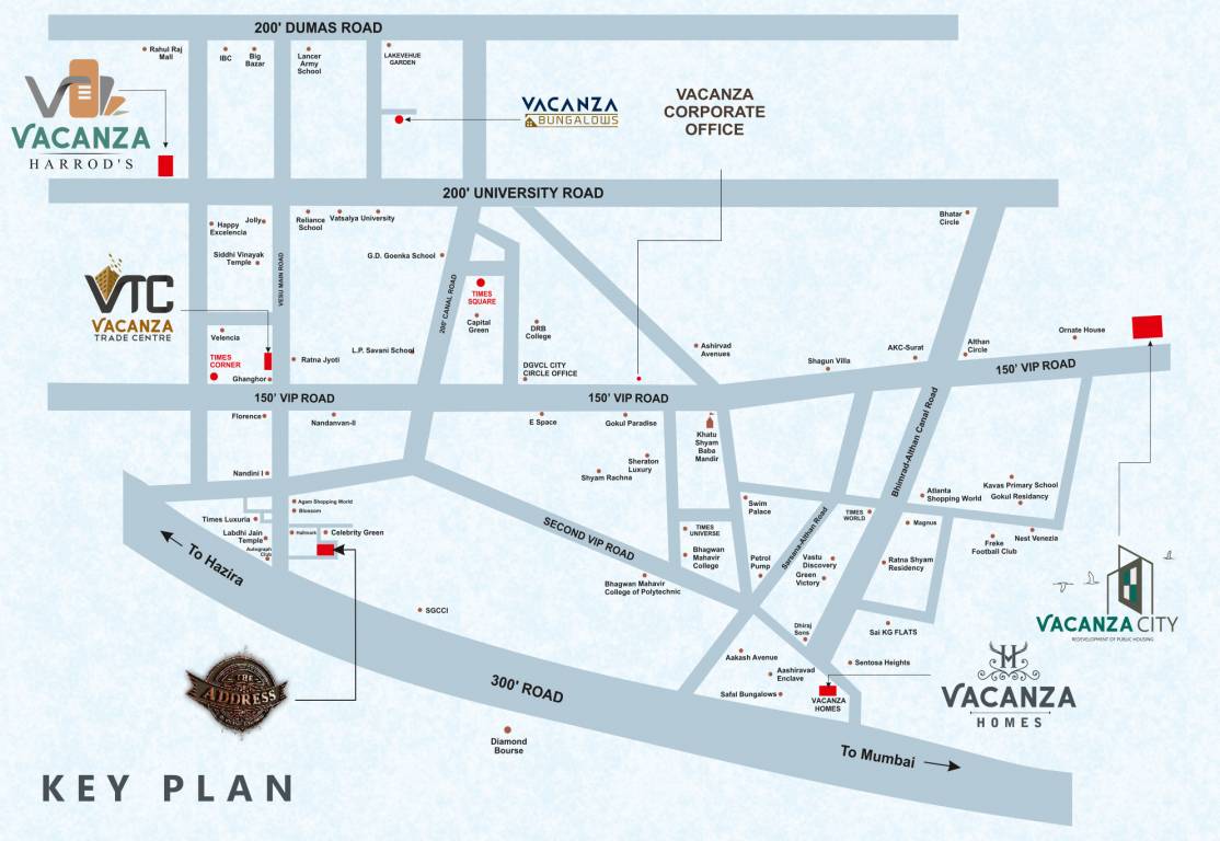 harrods Location Plan