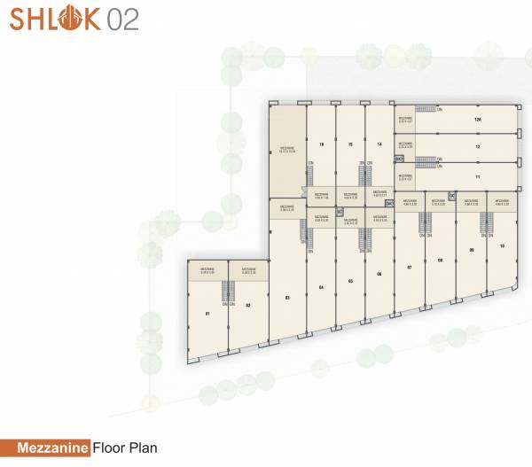  shlok-02 A Mezzanine Cluster Plan