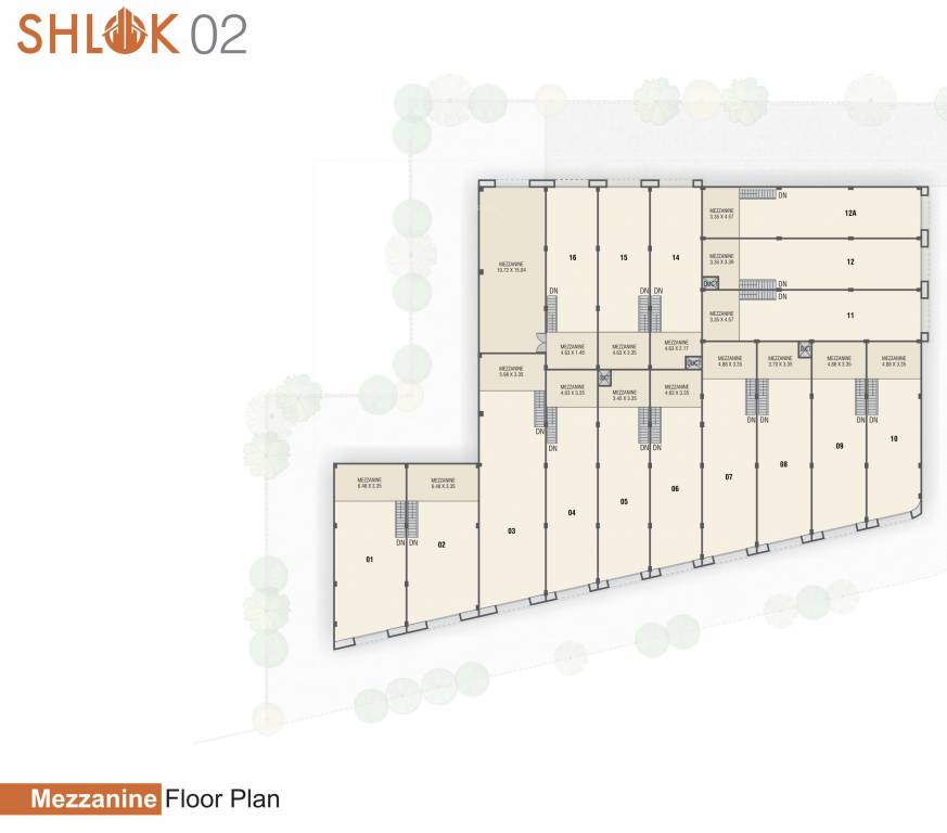  shlok 02 A Mezzanine Cluster Plan