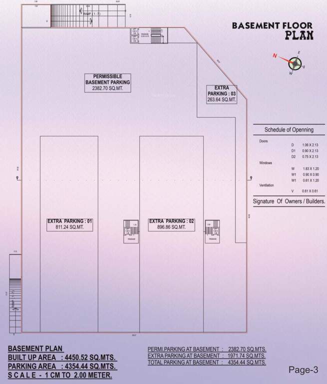  crystal pramukh commercial hub Commercial Basement Cluster Plan