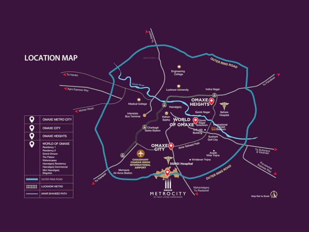  metro city p 1 a Location Plan