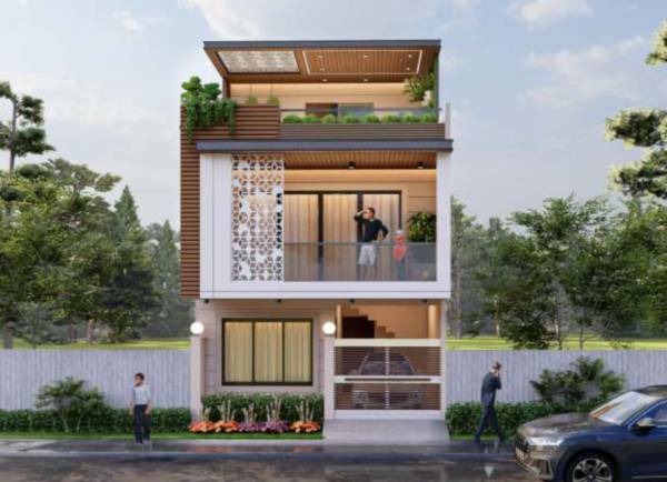  srishti-villas Elevation