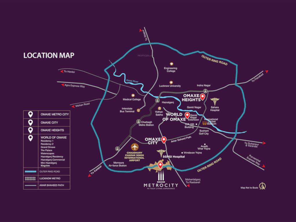  metro city p 1 c Location Plan