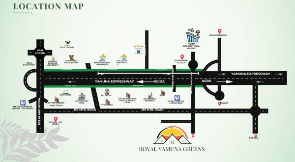 Location Plan royal-yamuna-greens Location Plan