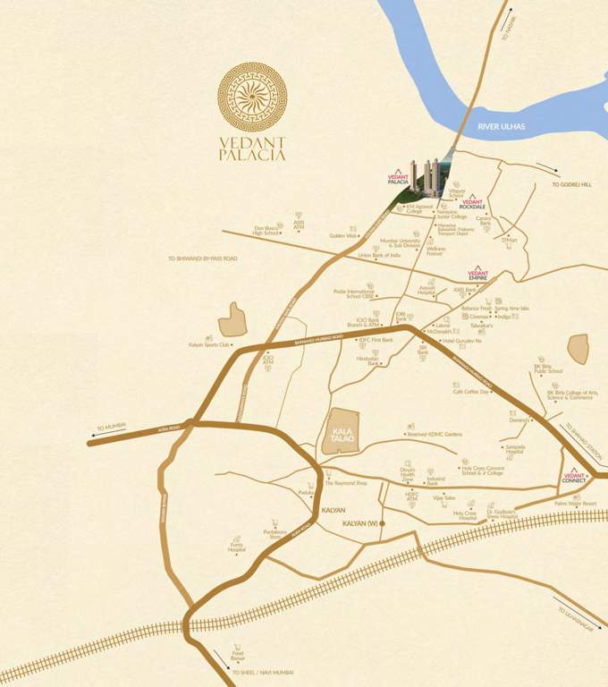  vedant palacia phase ii wing a2 protica Location Plan