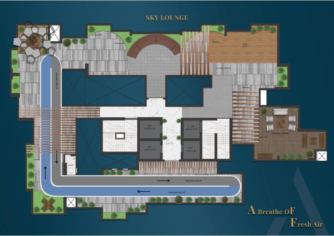  walchand avenue Building No 1 Cluster Plan