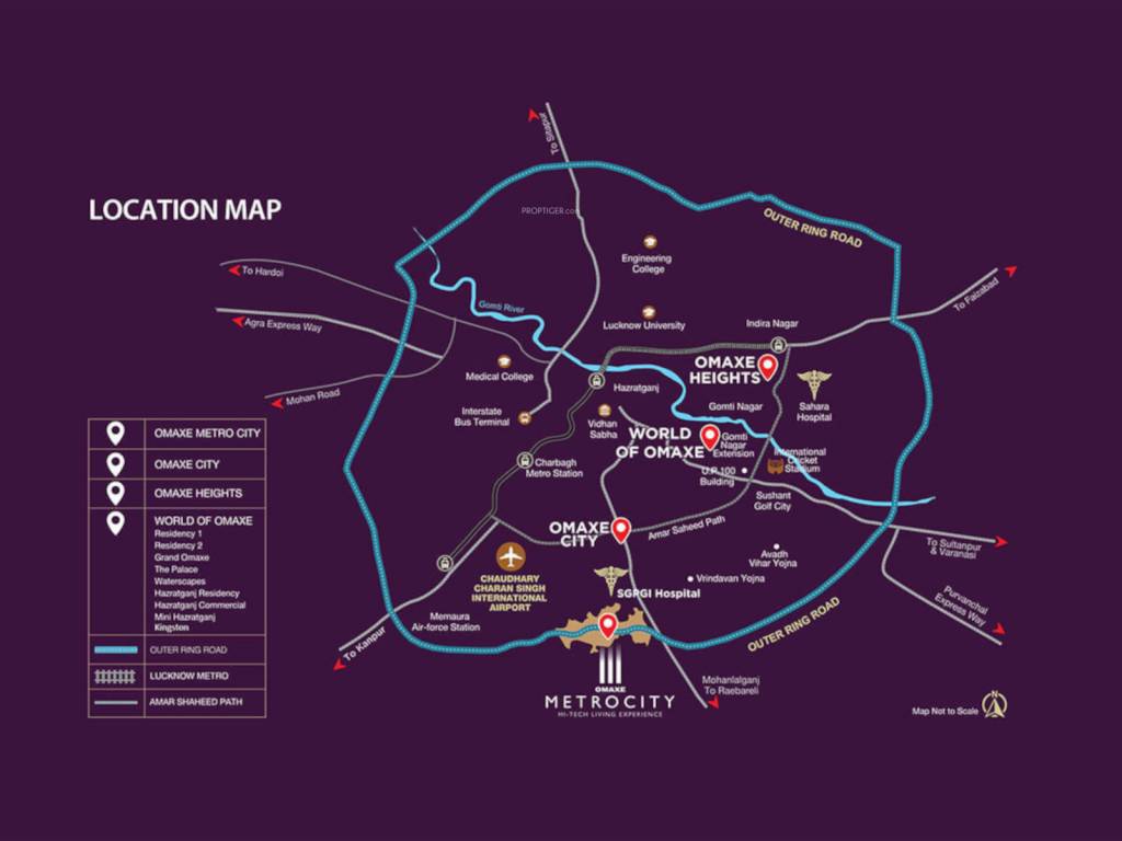  metro city p 8 a Location Plan