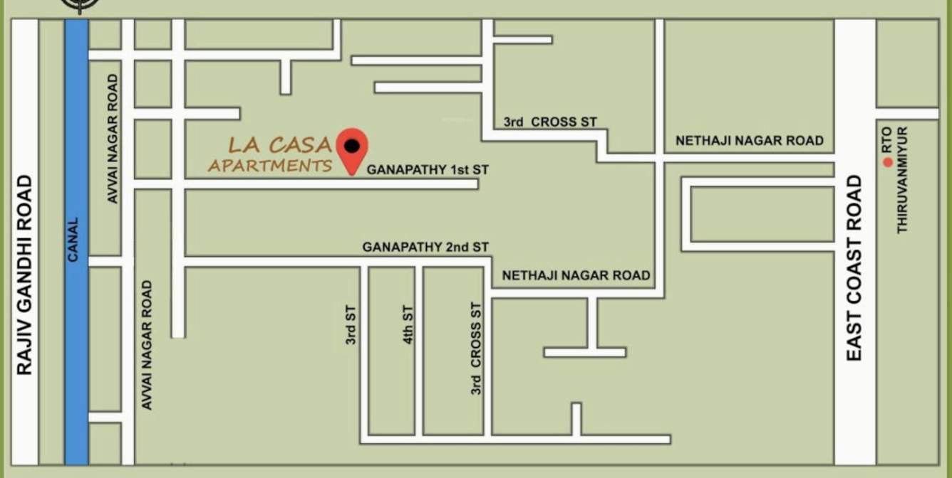  la casa Location Plan