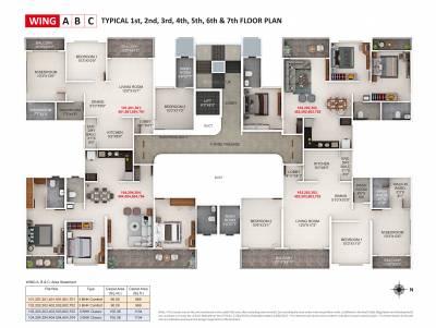 24-sunshine-viva C Wing Cluster Plan