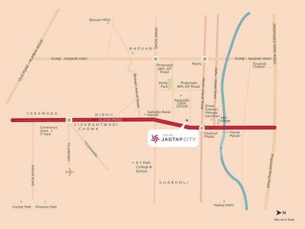  infini-jagtap-city Location Plan