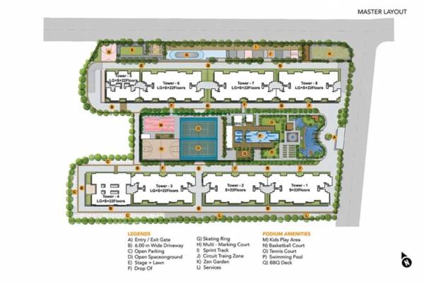  central-park-phase-1 Master Plan