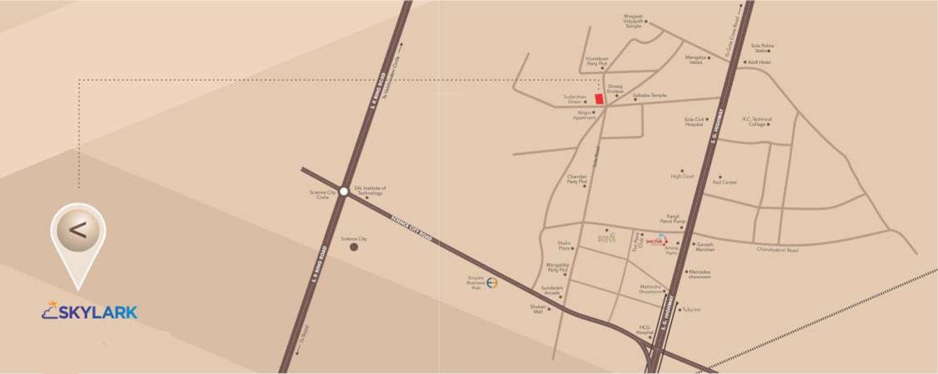  skylark appartment Location Plan