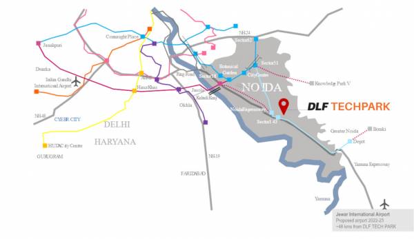 Location Plan techpark-noida Location Plan