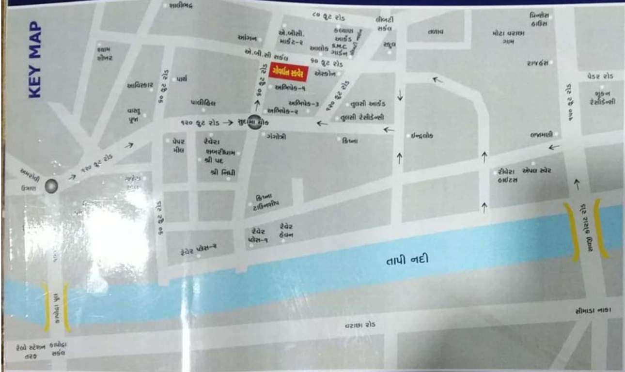  govardhan square  Location Plan