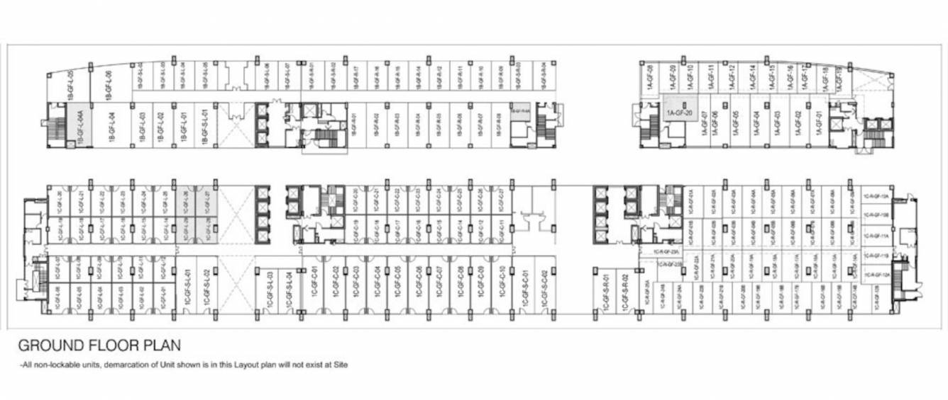 noida one e WTC Noida One E Cluster Plan for ground Floor