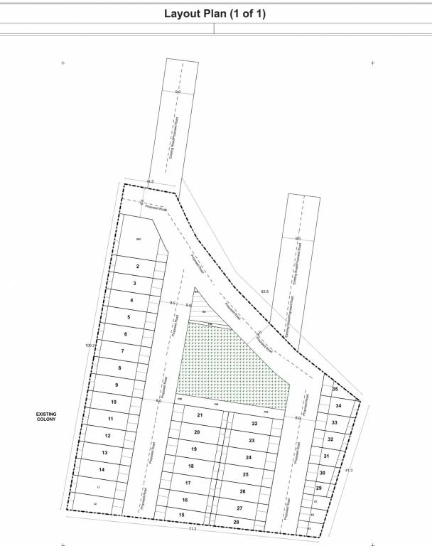  vinayak city Layout Plan