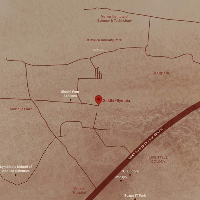  siddhi olympia 3 Location Plan