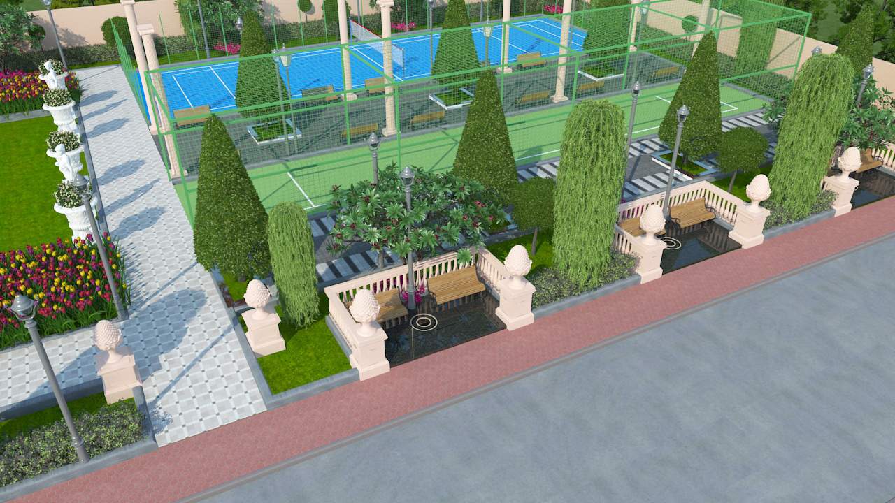  siddhi olympia 3 Landscape Garden and Tree Planting