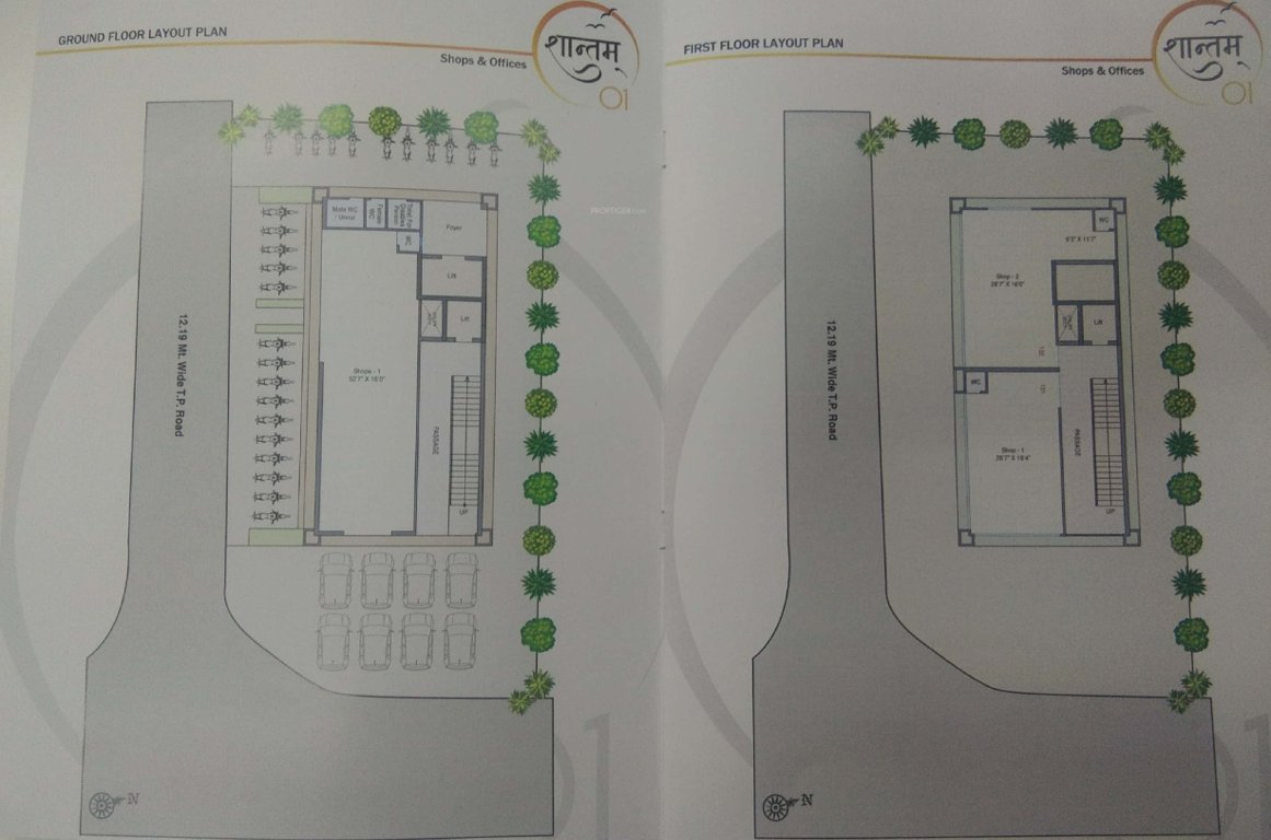  shantam 01 Shantam 01 Cluster Plan from ground to 1st Floor