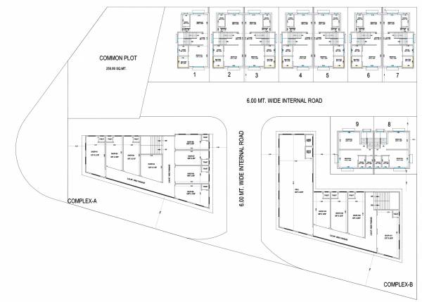  nirman-avenue Block A  And Block B Cluster Plan for 1st Floor