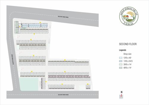  karnavati-agriculture-market-yard Block A To Block K Cluster Plan for 2nd Floor