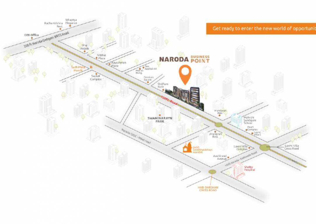  naroda business point Location Plan