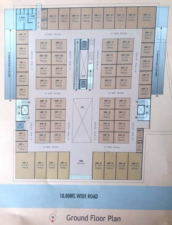  meena bazaar Meena Bazaar Ground Cluster Plan