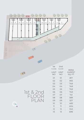  the-corner-block The Corner Block Cluster Plan from 1st to 2nd Floor