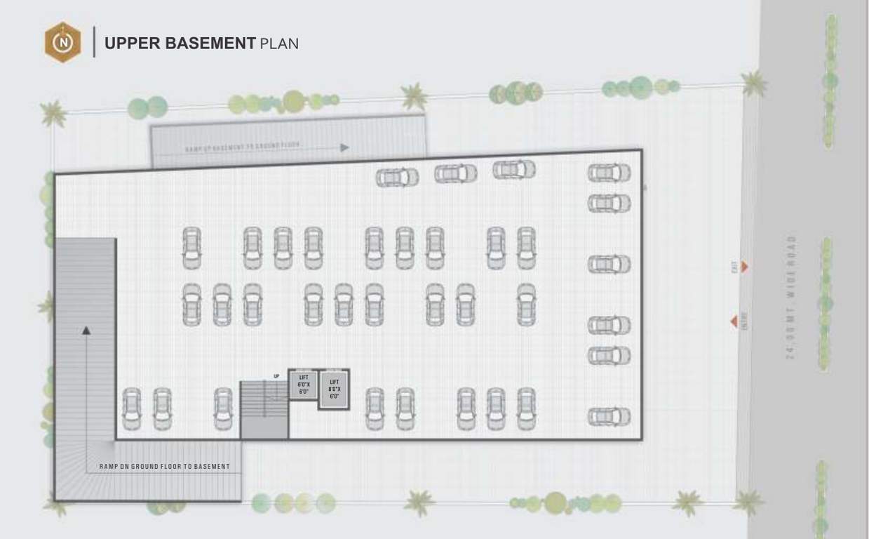  point Pavitraa Point Upper Basement Cluster Plan